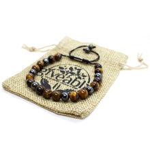 Energy Centering Bracelet - Tiger Eye and Obsidian Bracelet - Giveably