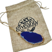 Purple Agate Power Necklace - Giveably