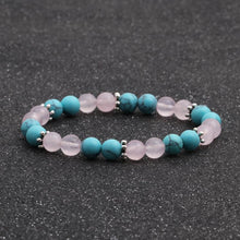 Loving Spirit Bracelet - Turquoise and Rose Quartz Bracelet - Giveably