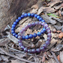 Lapithyst Bracelet Set - Lapis Lazuli and Amethyst Set - Giveably